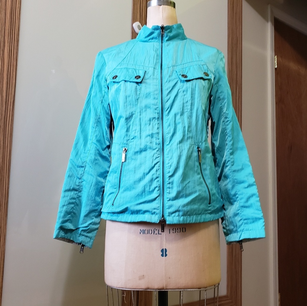 Blue jacket by Spanner sport size 6